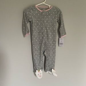 ⭐️5/$12⭐️ NWT Carter’s Unicorn Footie
